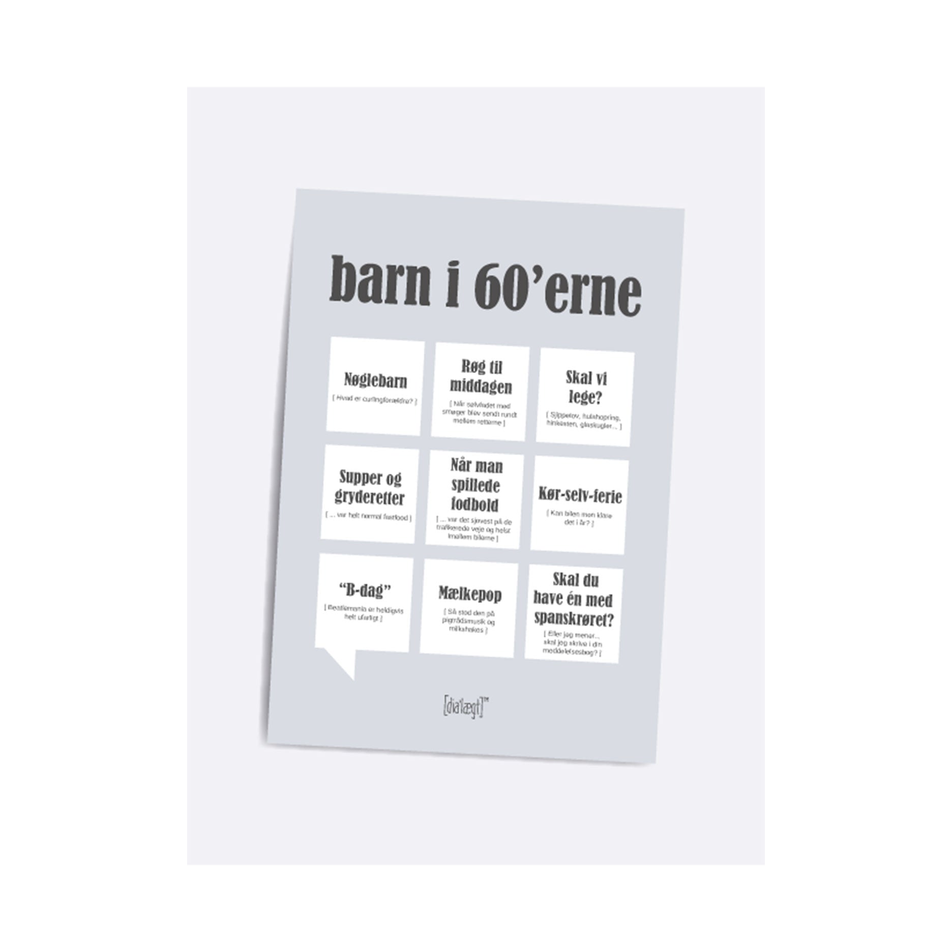 Barn i 60'erne A5 Dialægt